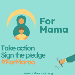 Sign the pledge: actformama.org/irusa