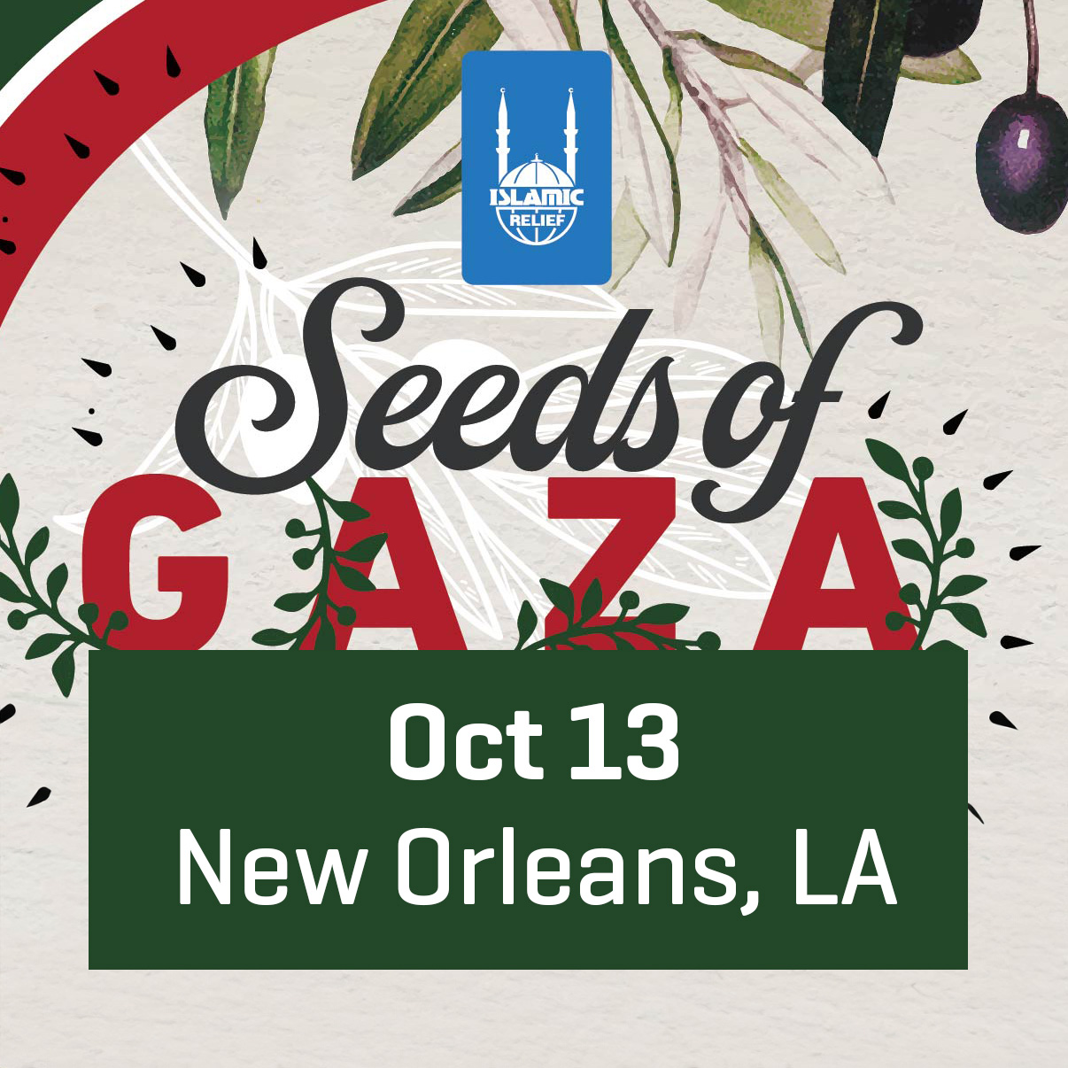 Seeds of Gaza in Harvey, LA