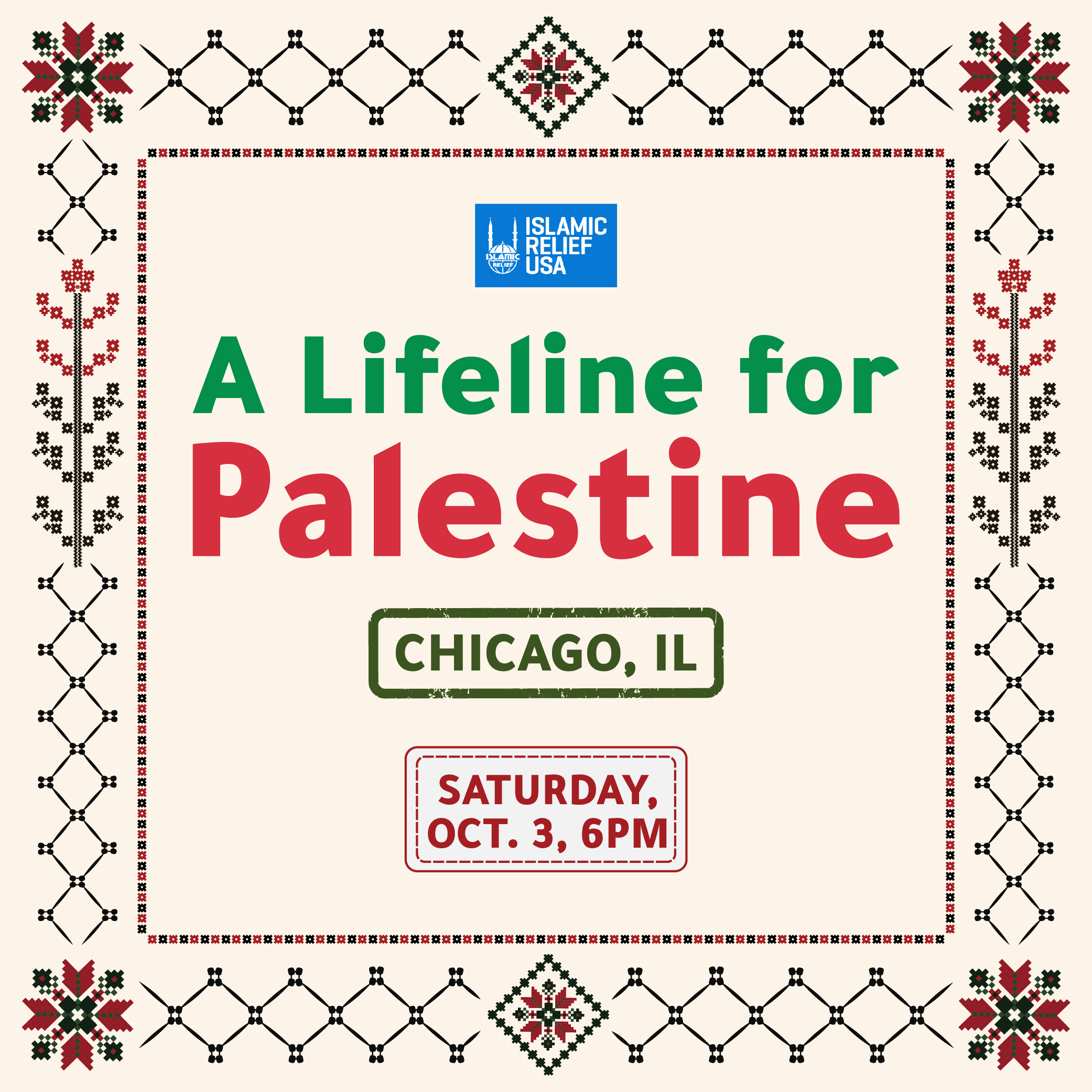 A Lifeline for Palestine — Chicago, IL