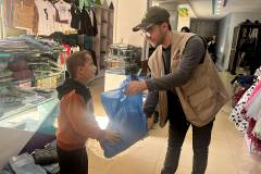 Winter clothing vouchers provided to 4,250 displaced people